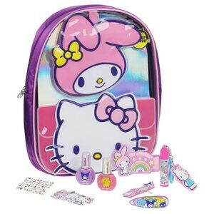 Hello Kitty and Friends Cosmetic Gift Bag, Lip, Nail, and Hair Accessories,